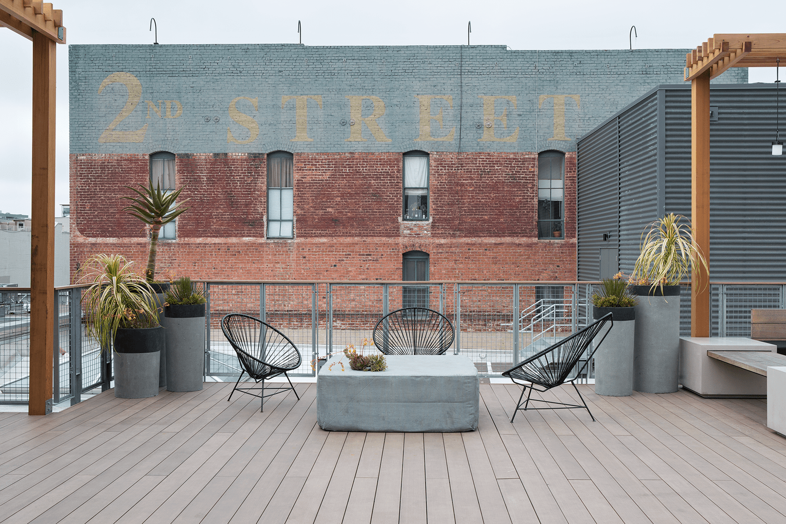 github outdoor concrete coffee table